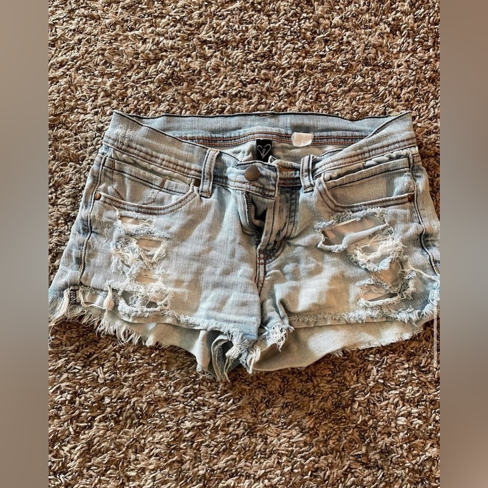 Distressed Denim Shorts, Windsor